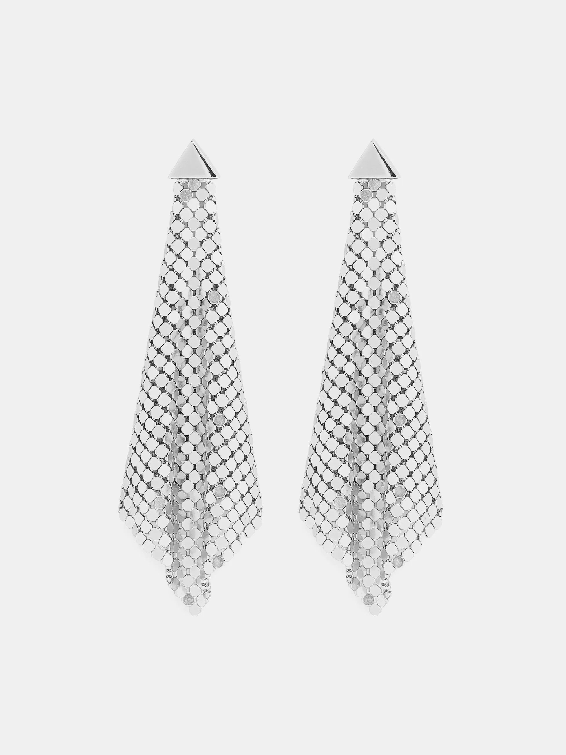 Rabanne Sélection De Soirée | Boucles D'Oreilles^Boucle d’oreille en mesh argentée