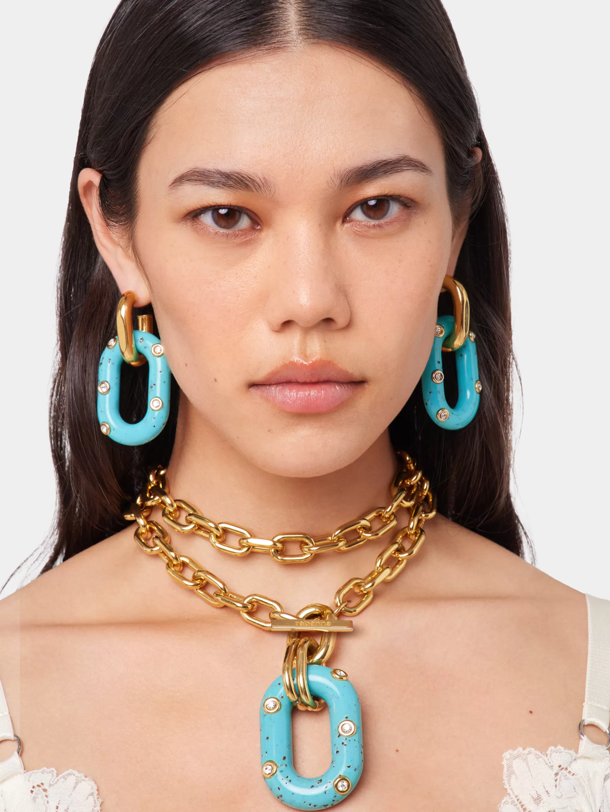Rabanne Sélection De Soirée | Petits Cadeaux^BOUCLE D'OREILLES XL LINK OVERSIZE PALM SPRINGS