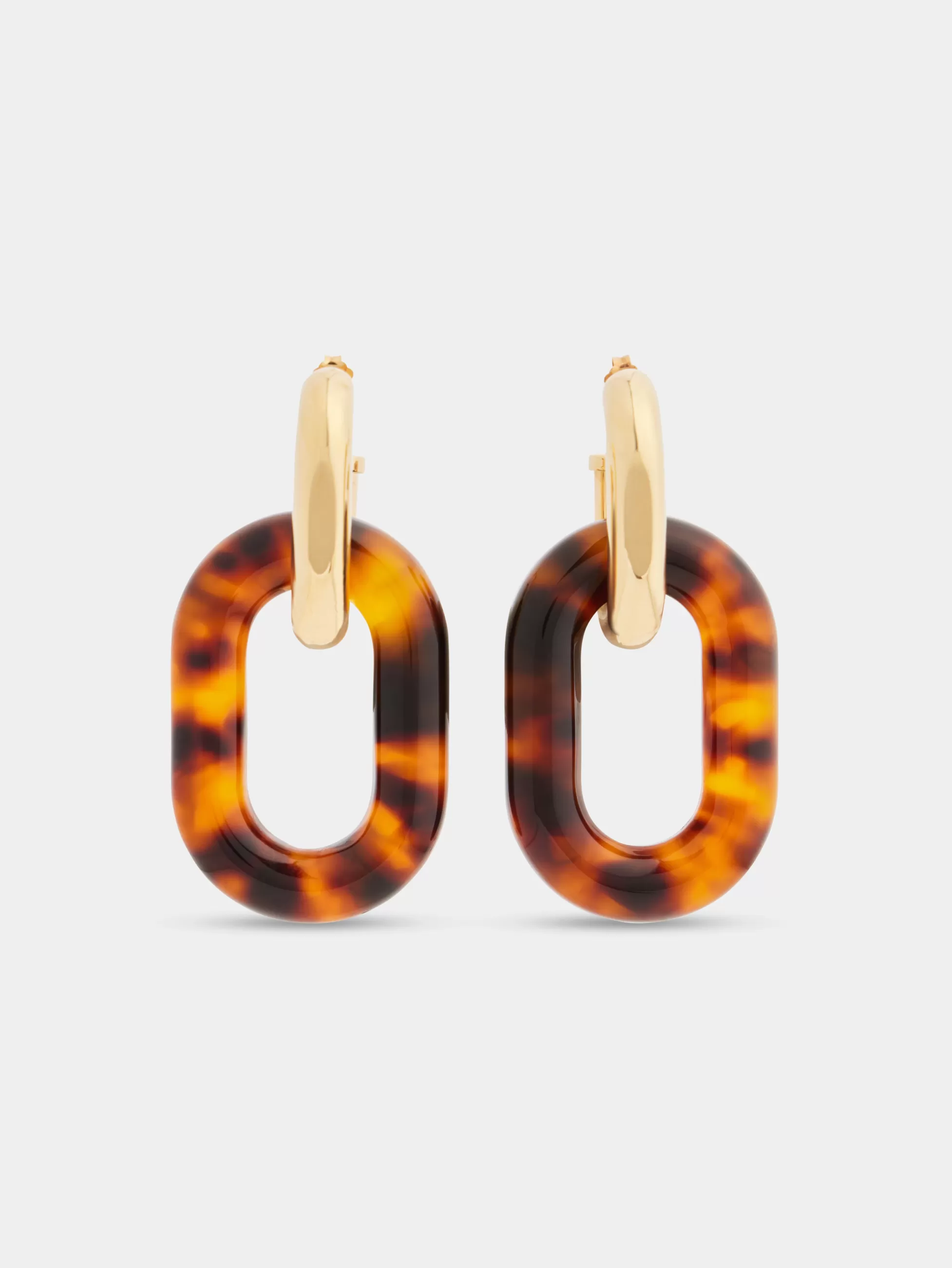 Rabanne Petits Cadeaux | Boucles D'Oreilles^BOUCLES D'OREILLE XL LINK OVERSIZE TARTARUGA