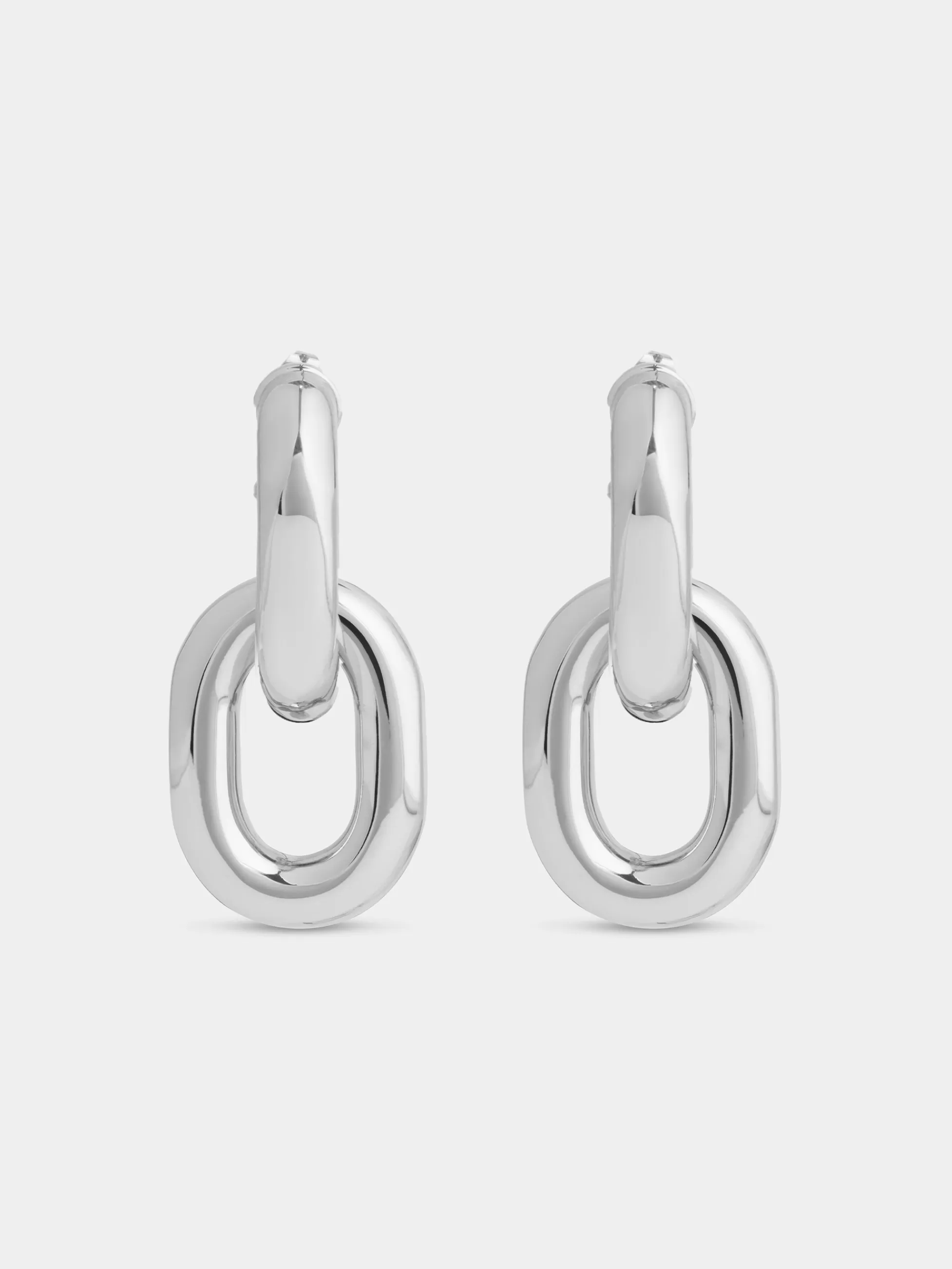 Rabanne Sélection De Soirée | Petits Cadeaux^Boucles d’oreilles Link XL double argent