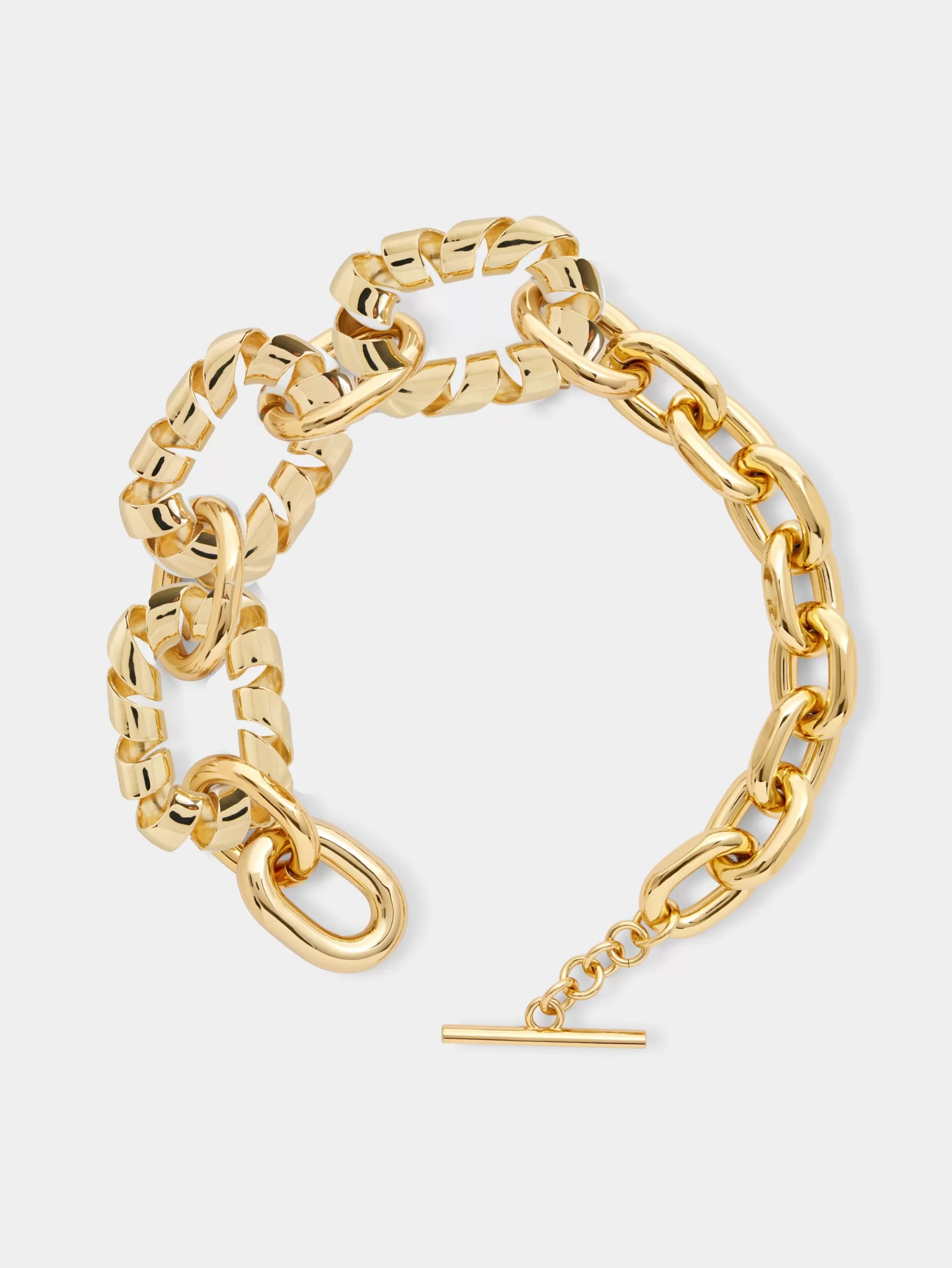 Rabanne Colliers^Collier XL link twist oversize