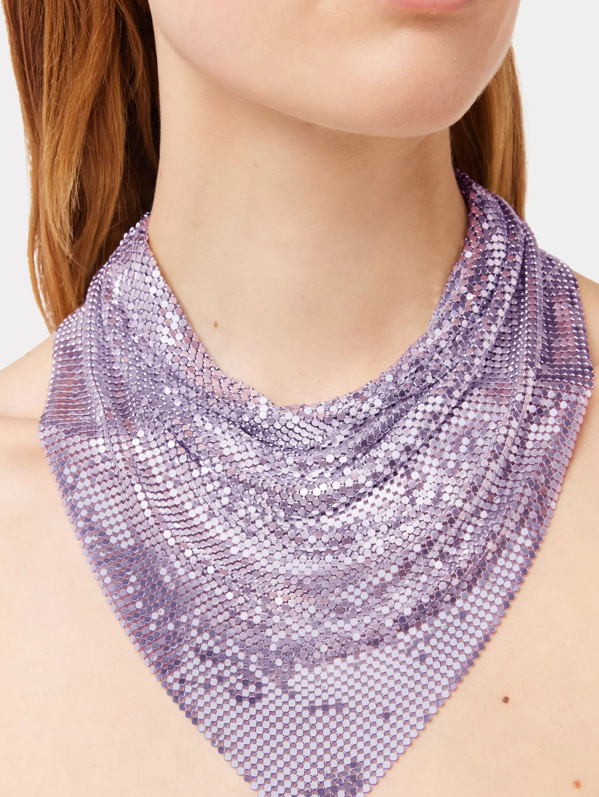 Rabanne Petits Cadeaux | Echarpes^Foulard en pixel violet