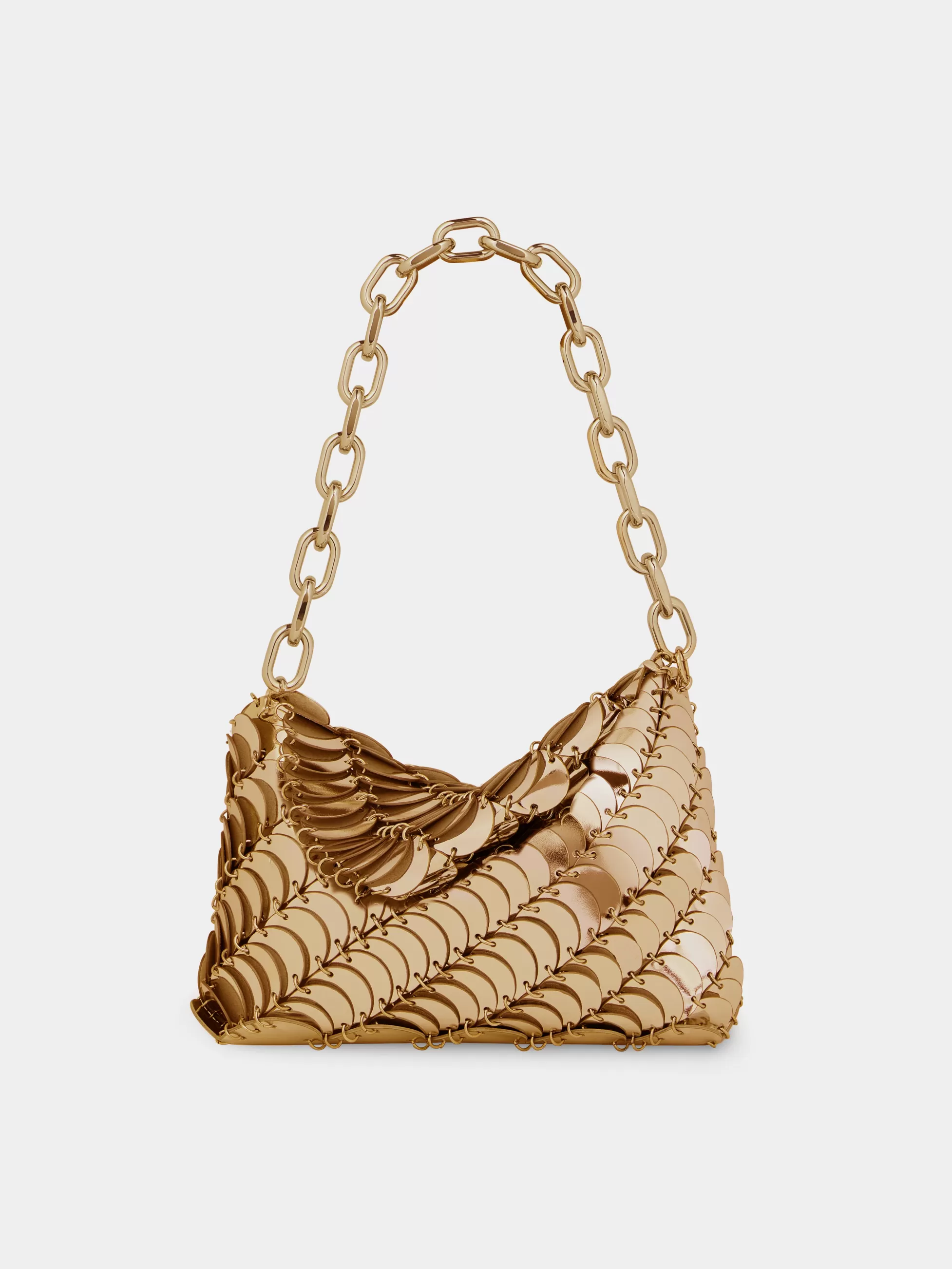 Rabanne Les Sacs Paco En Cuir^Gold Paco clutch Bag