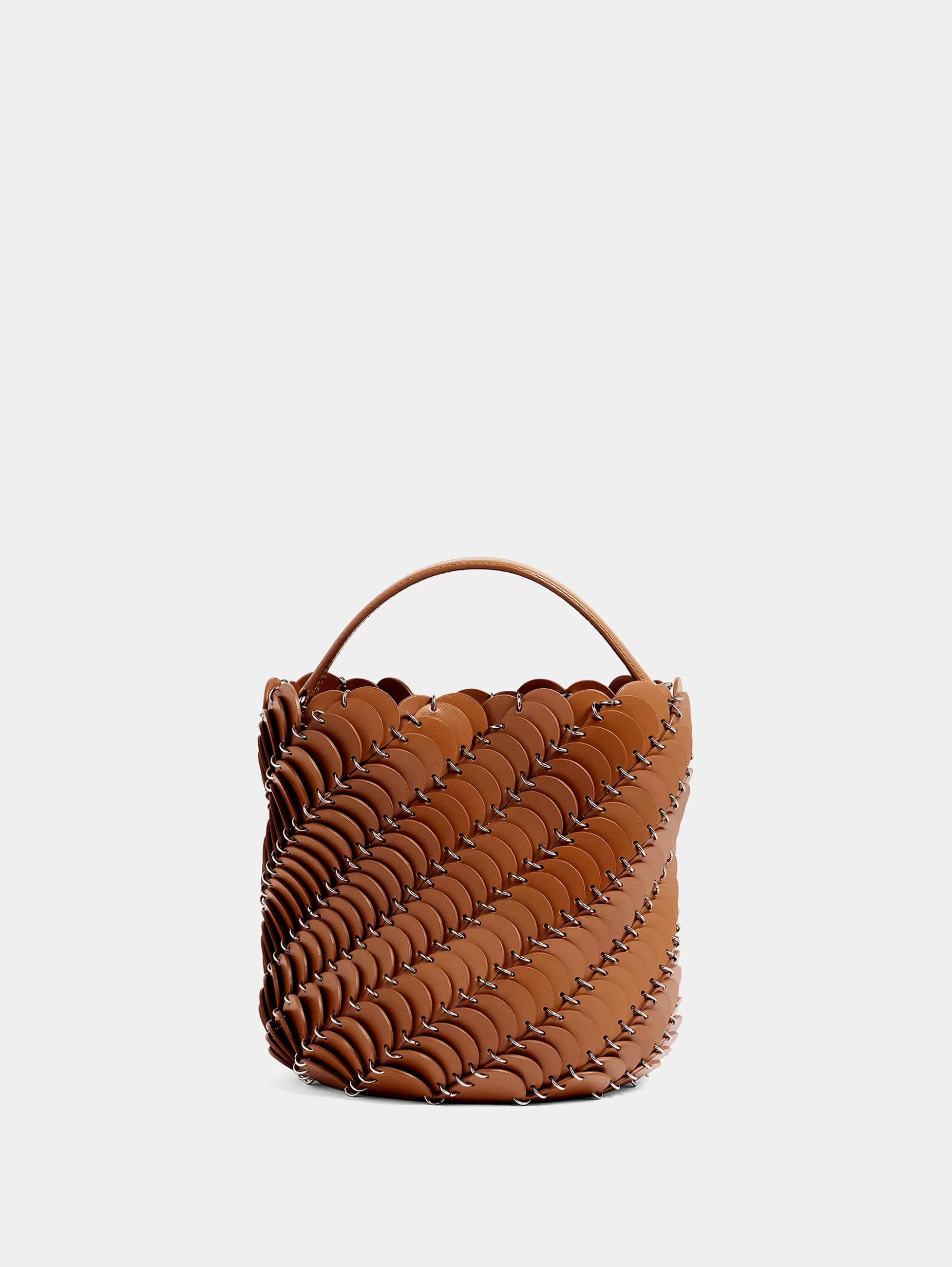 Rabanne Les Sacs Paco En Cuir | Sacs Porté Épaule^Medium Cognac bucket Paco bag in leather