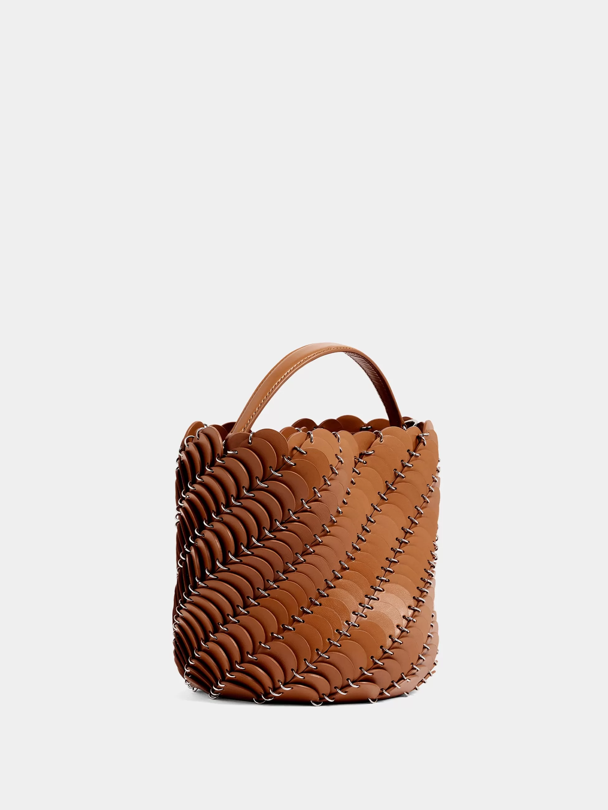 Rabanne Les Sacs Paco En Cuir | Sacs Porté Épaule^Medium Cognac bucket Paco bag in leather