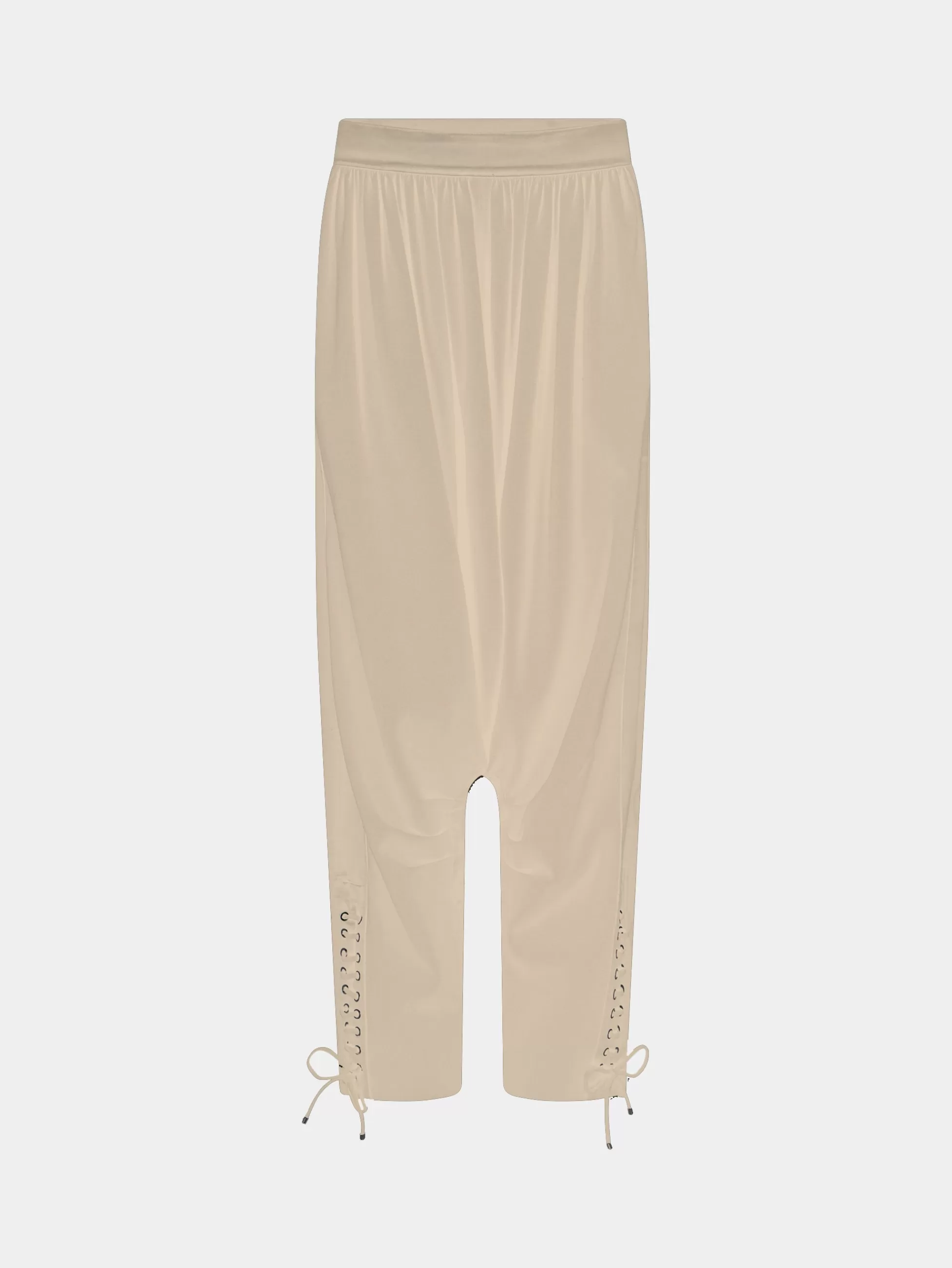 Rabanne Pantalons | Maille^Pantalon baggy ajusté en laine de couleur sable