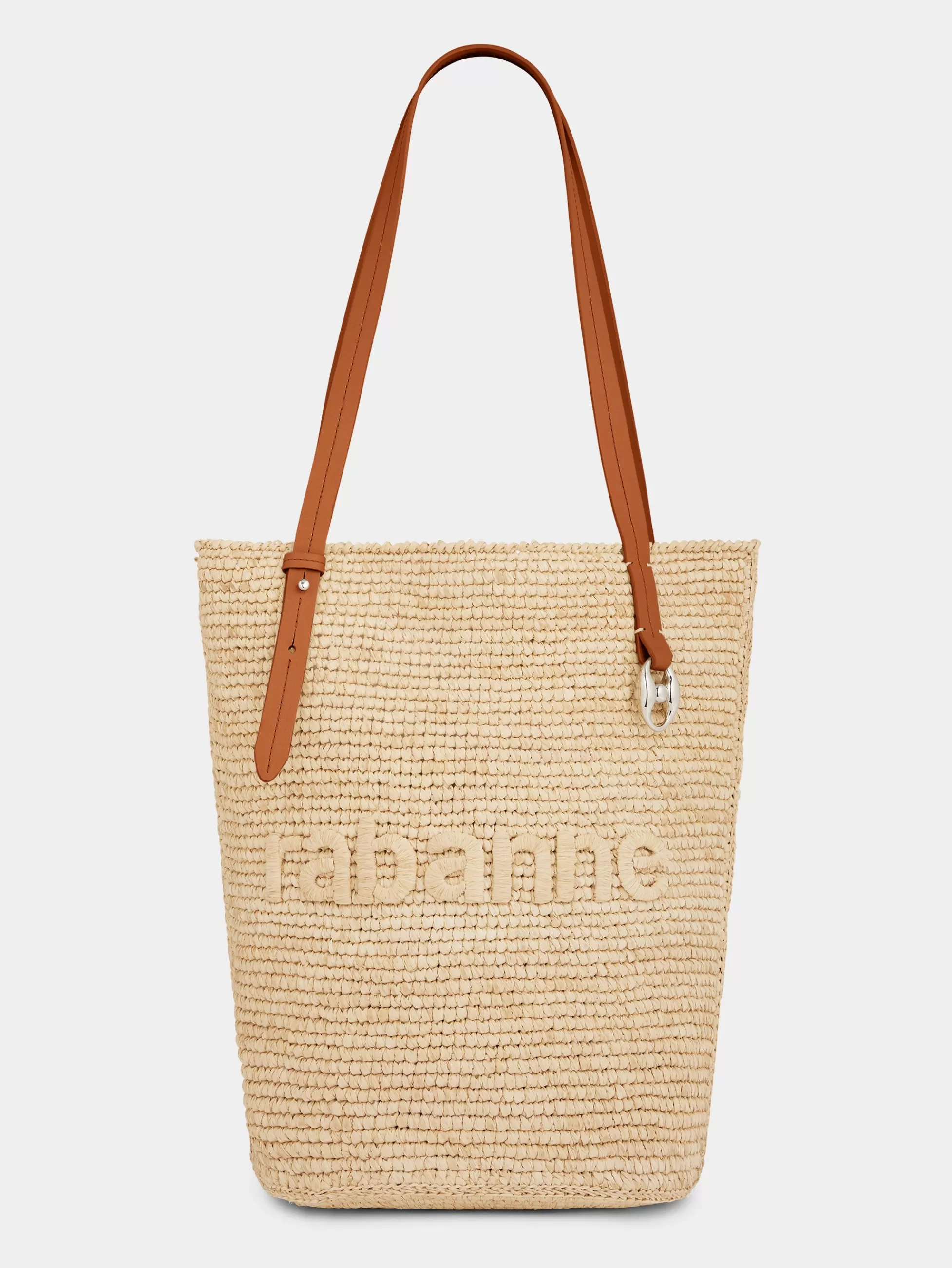 Rabanne Sacs Porté Épaule^Sac cabas en raphia beige