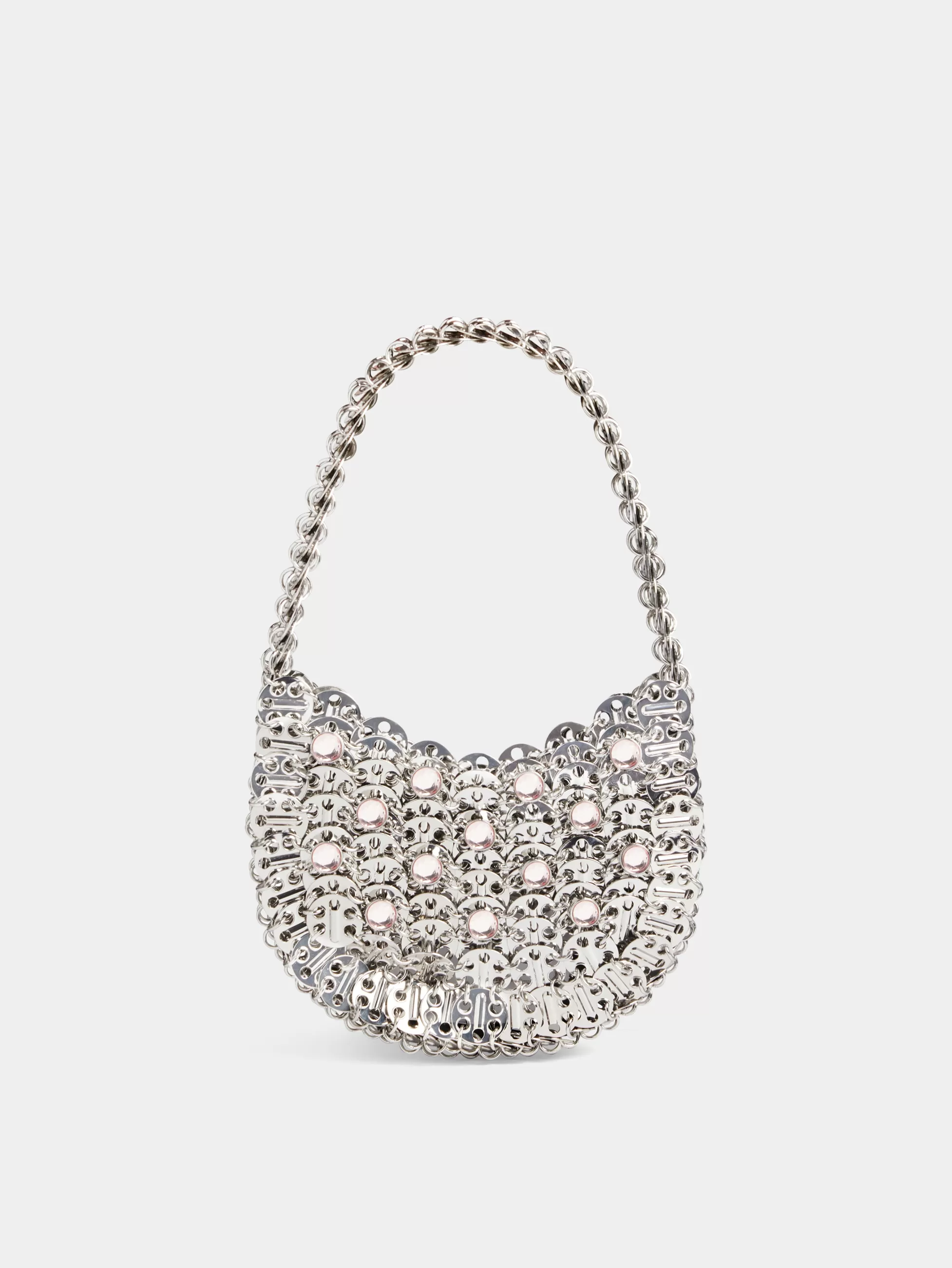 Rabanne Personnalisez Votre Sac | Charms^Sac Moon Argent et Strass 1969