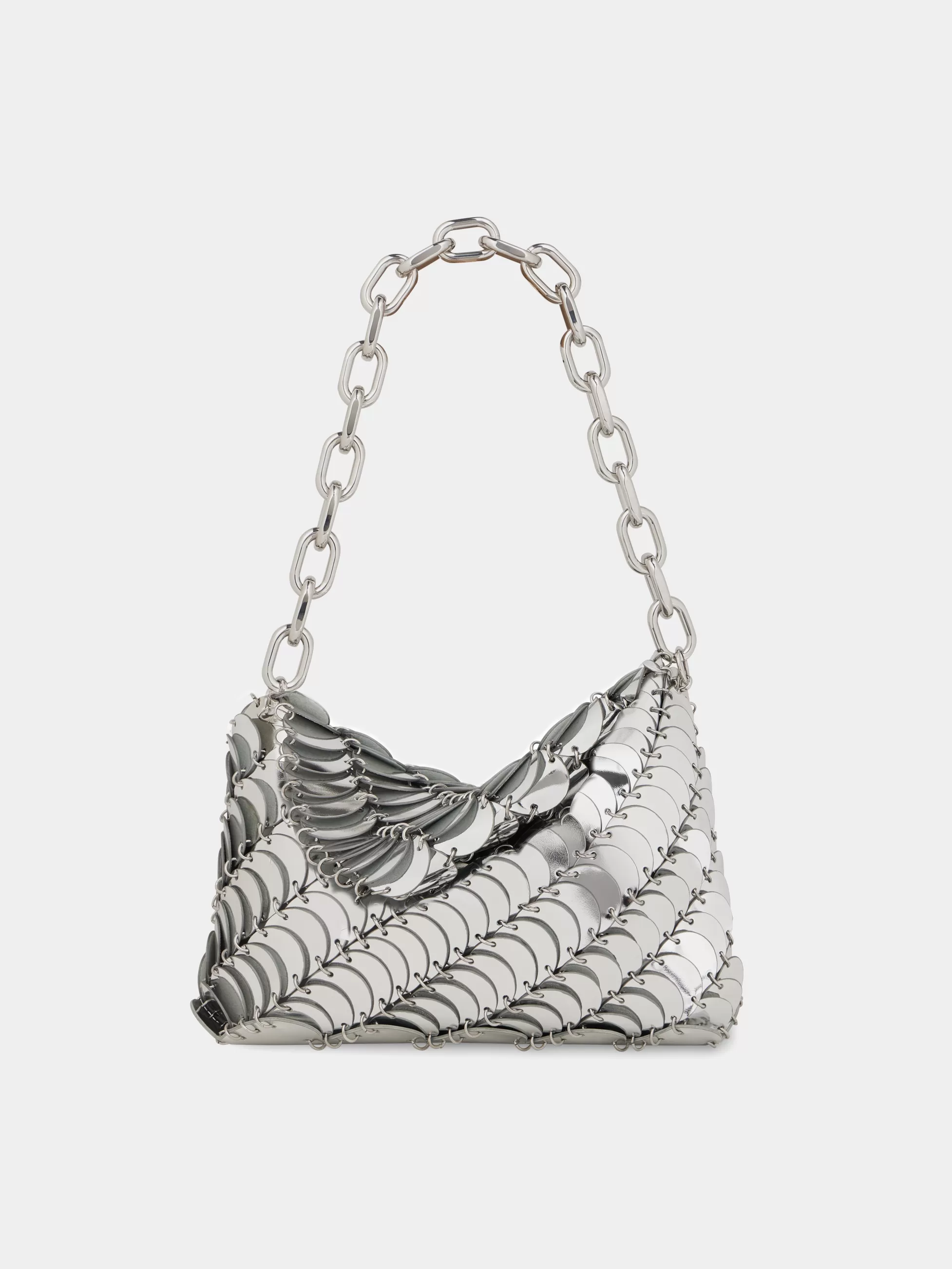 Rabanne Les Sacs Paco En Cuir^Silver Paco clutch Bag